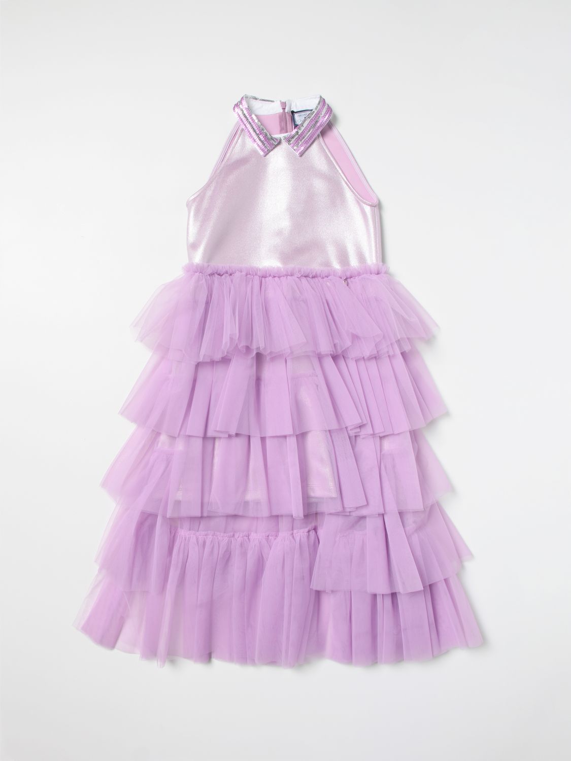 Simonetta Simonetta dress with tulle flounces