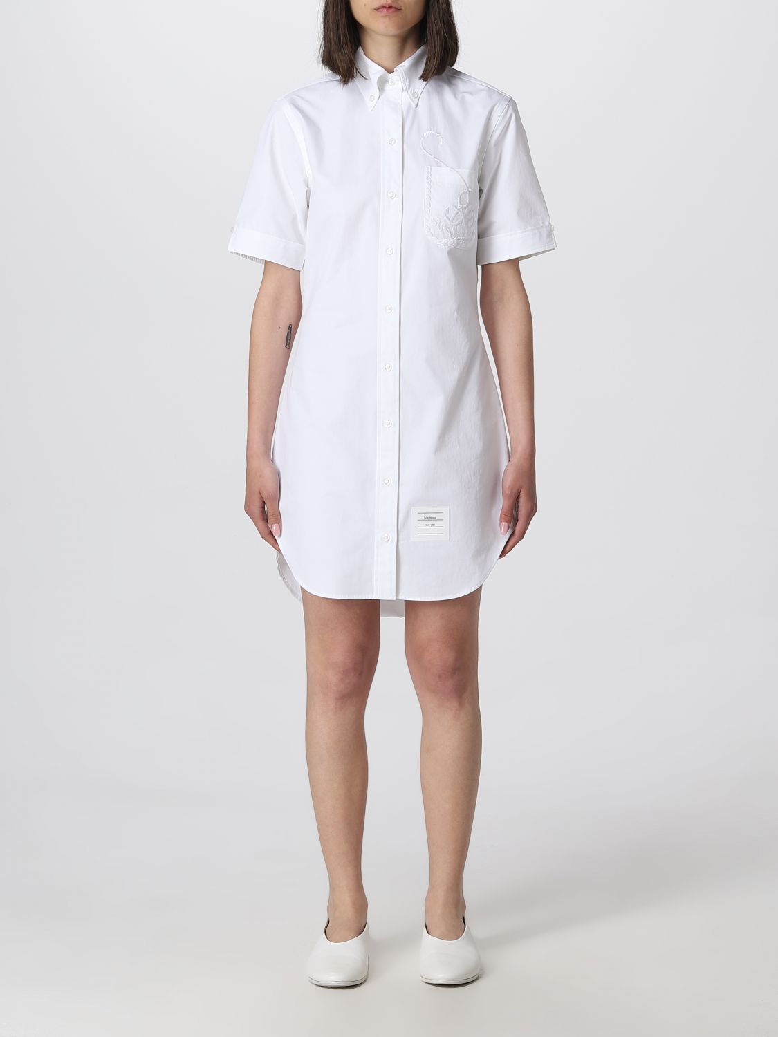 Thom Browne Dress THOM BROWNE Woman colour White