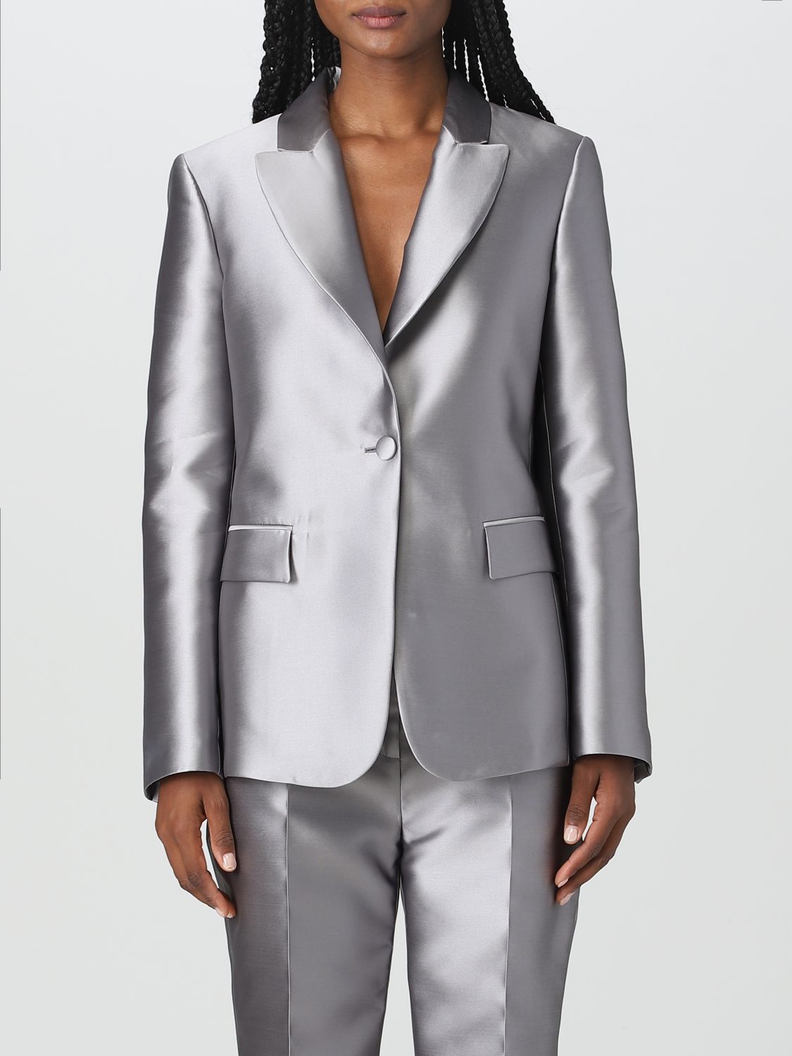 Alberta Ferretti Blazer ALBERTA FERRETTI Woman colour Grey