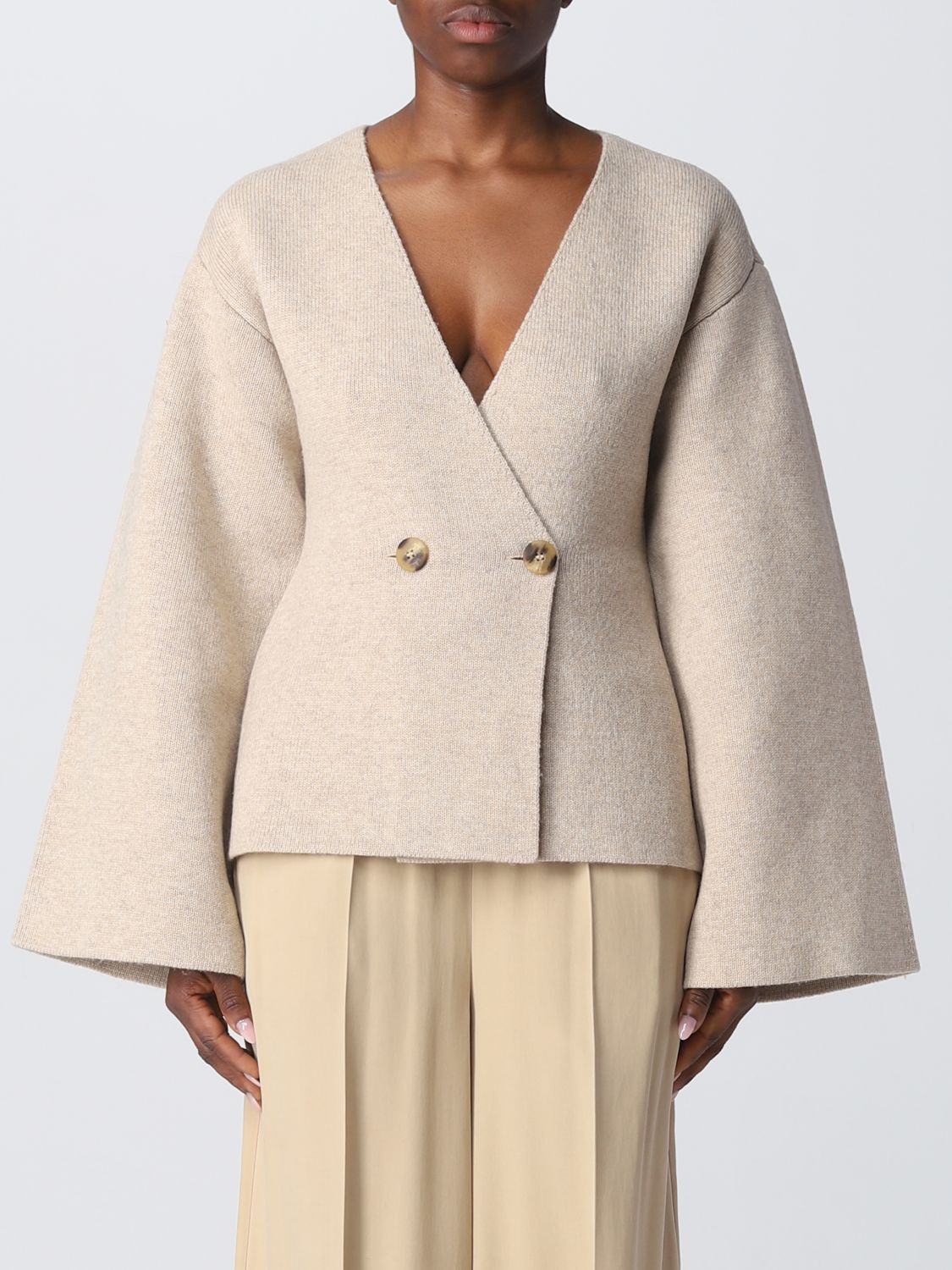 By Malene Birger Cardigan BY MALENE BIRGER Woman colour Beige