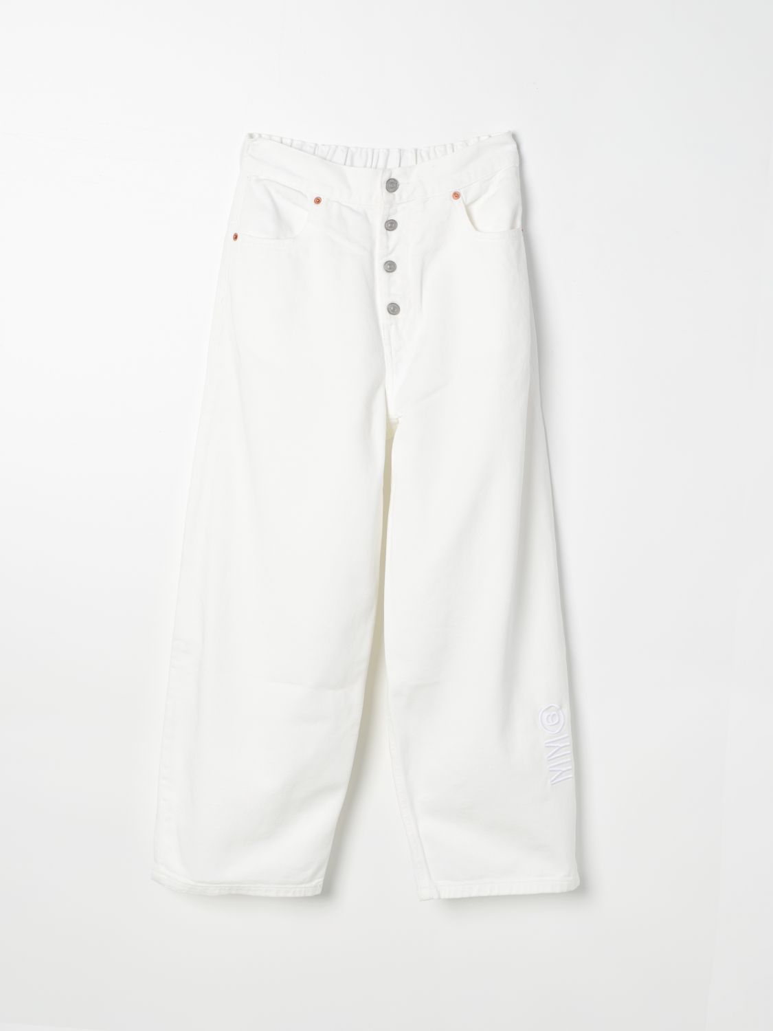 MM6 Maison Margiela Trousers MM6 MAISON MARGIELA Kids colour Ivory