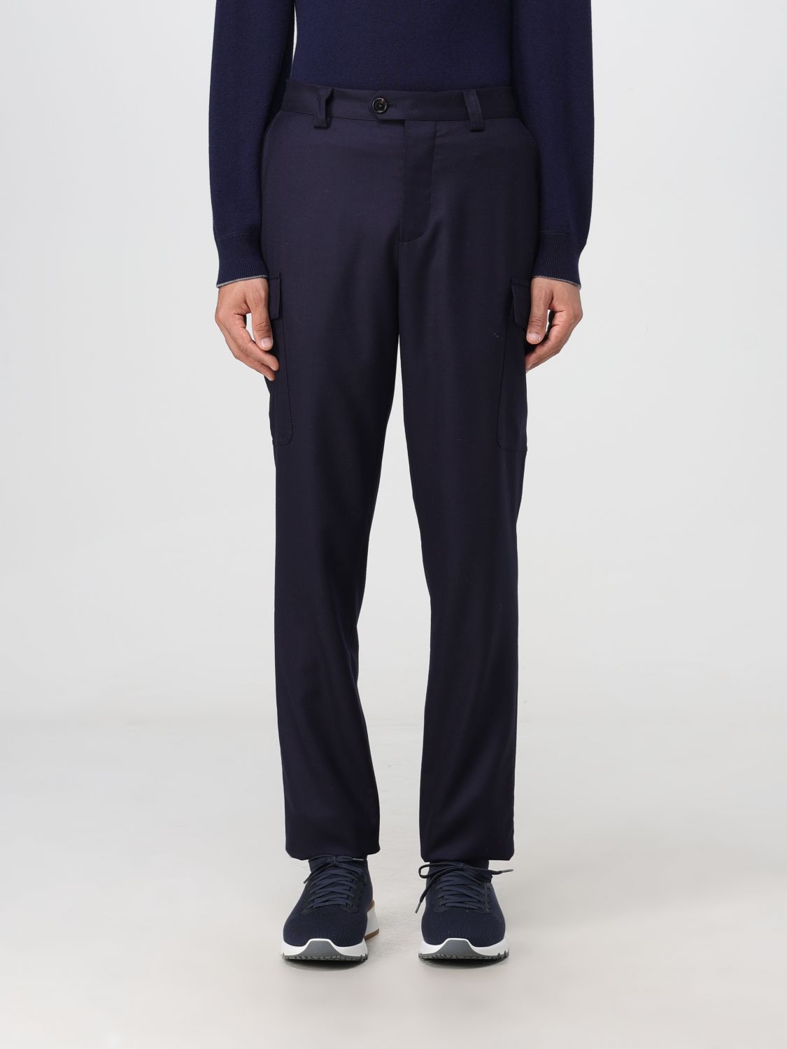 Brunello Cucinelli Trousers BRUNELLO CUCINELLI Men colour Blue