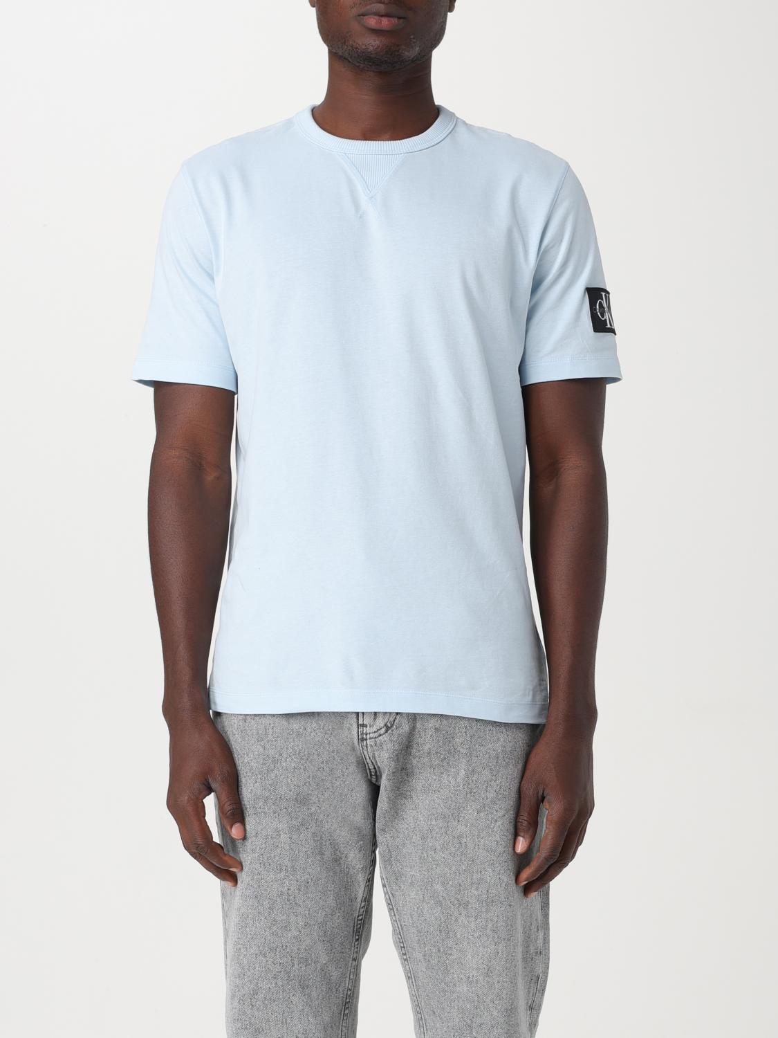 Ck Jeans T-Shirt CK JEANS Men colour Sky Blue