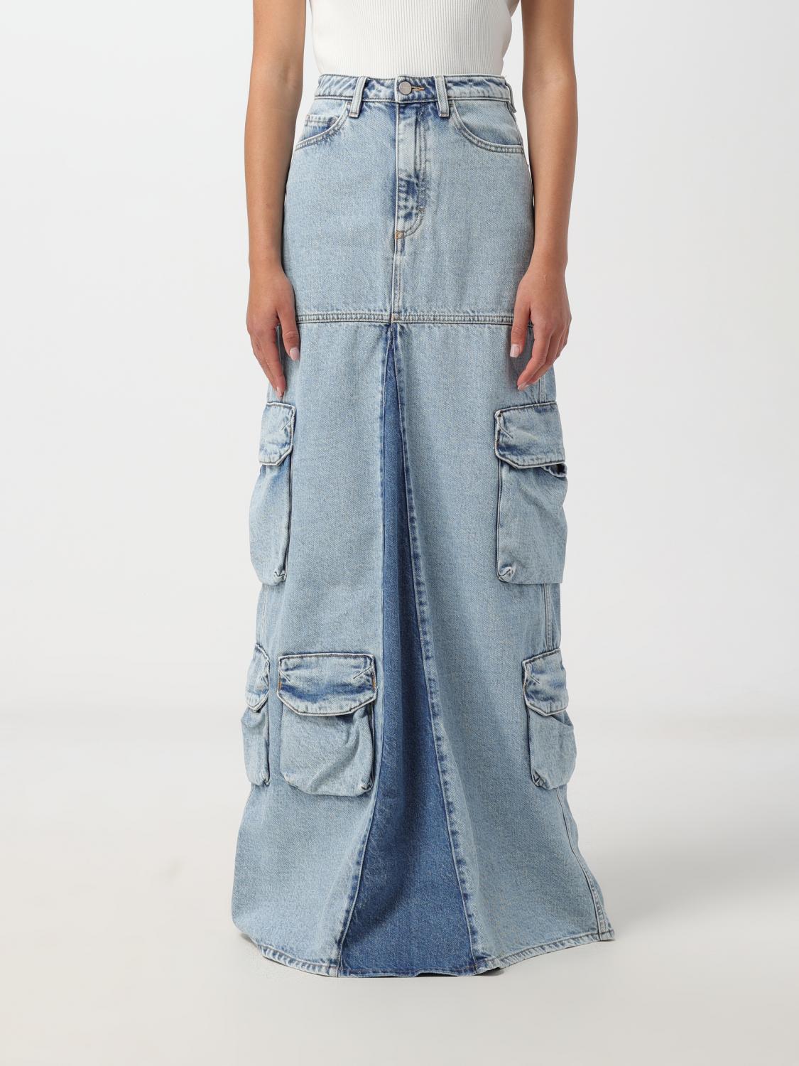 Icon Denim Los Angeles Skirt ICON DENIM LOS ANGELES Woman color Blue