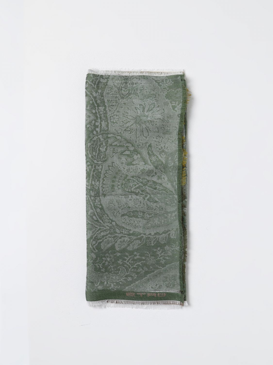 Etro Scarf ETRO Woman colour Moss Green