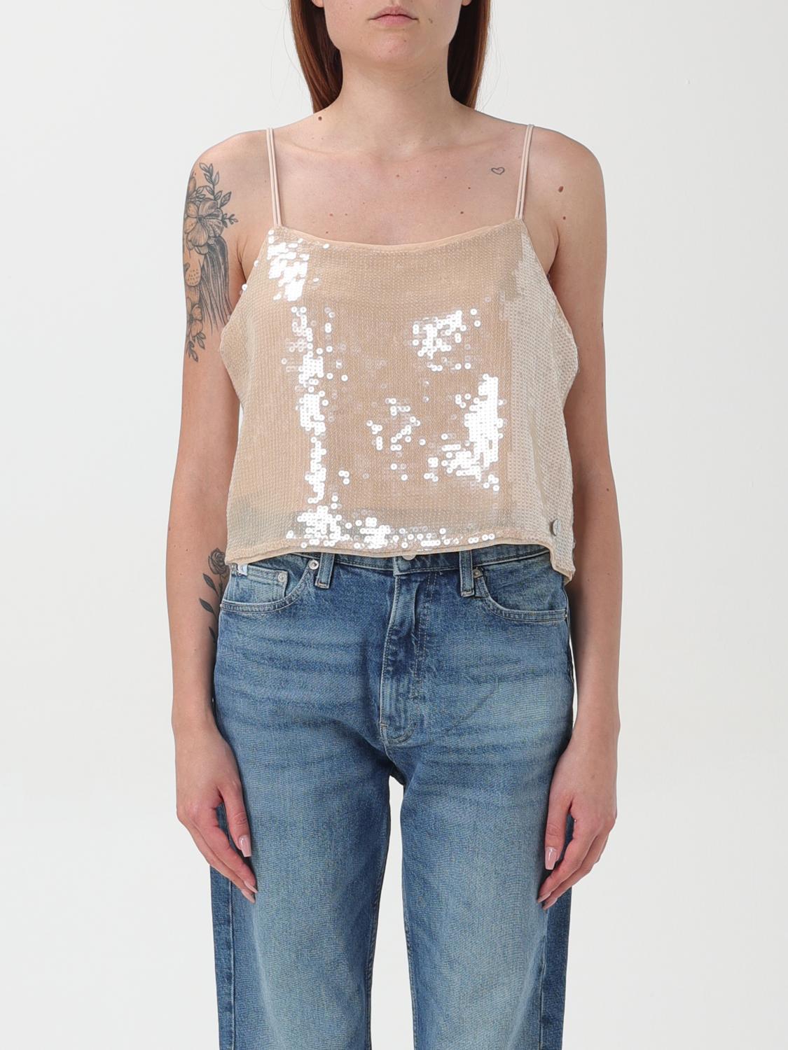 Ck Jeans Top CK JEANS Woman color Beige