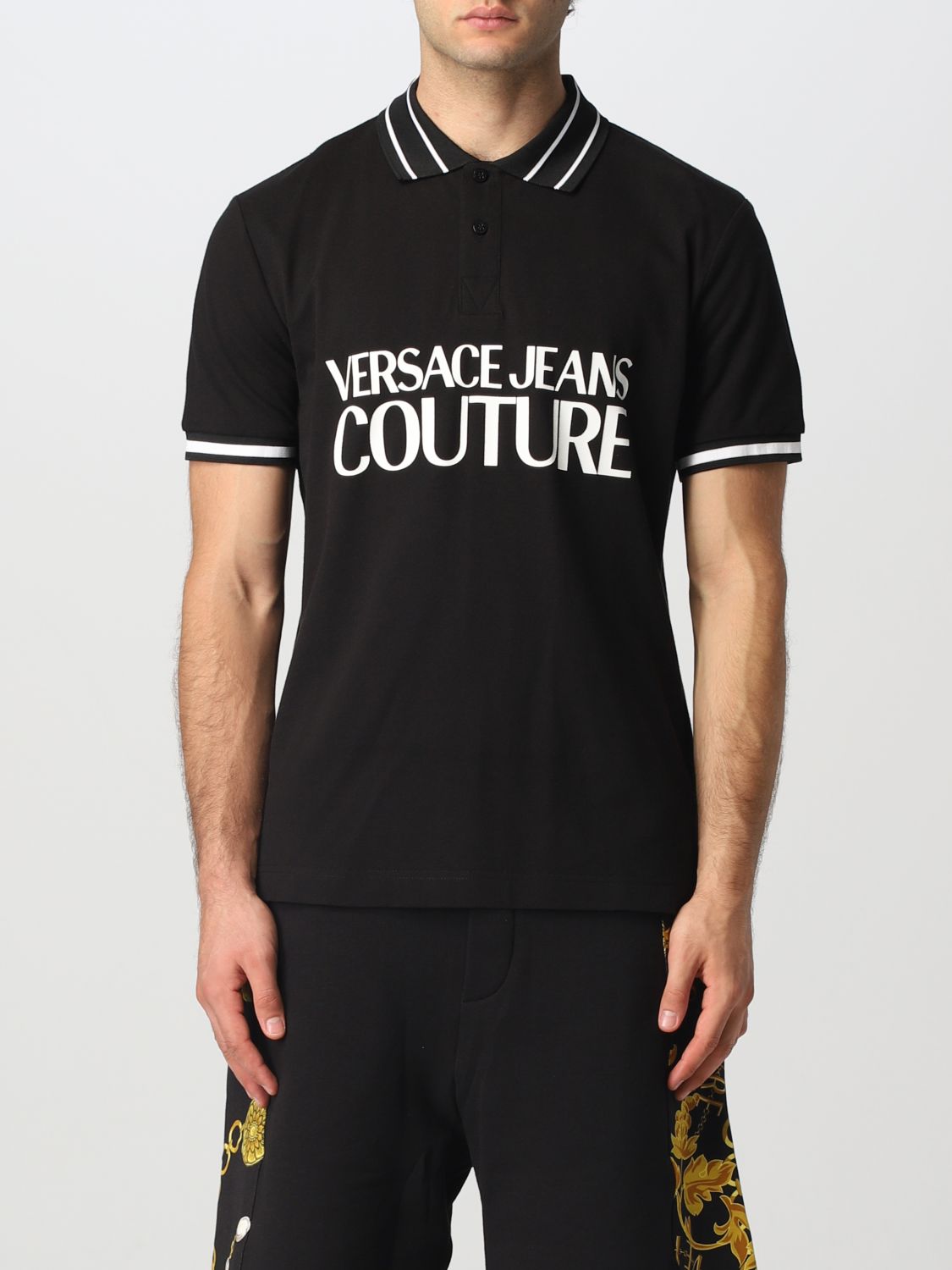 Versace Jeans Couture Polo Shirt VERSACE JEANS COUTURE Men colour Black