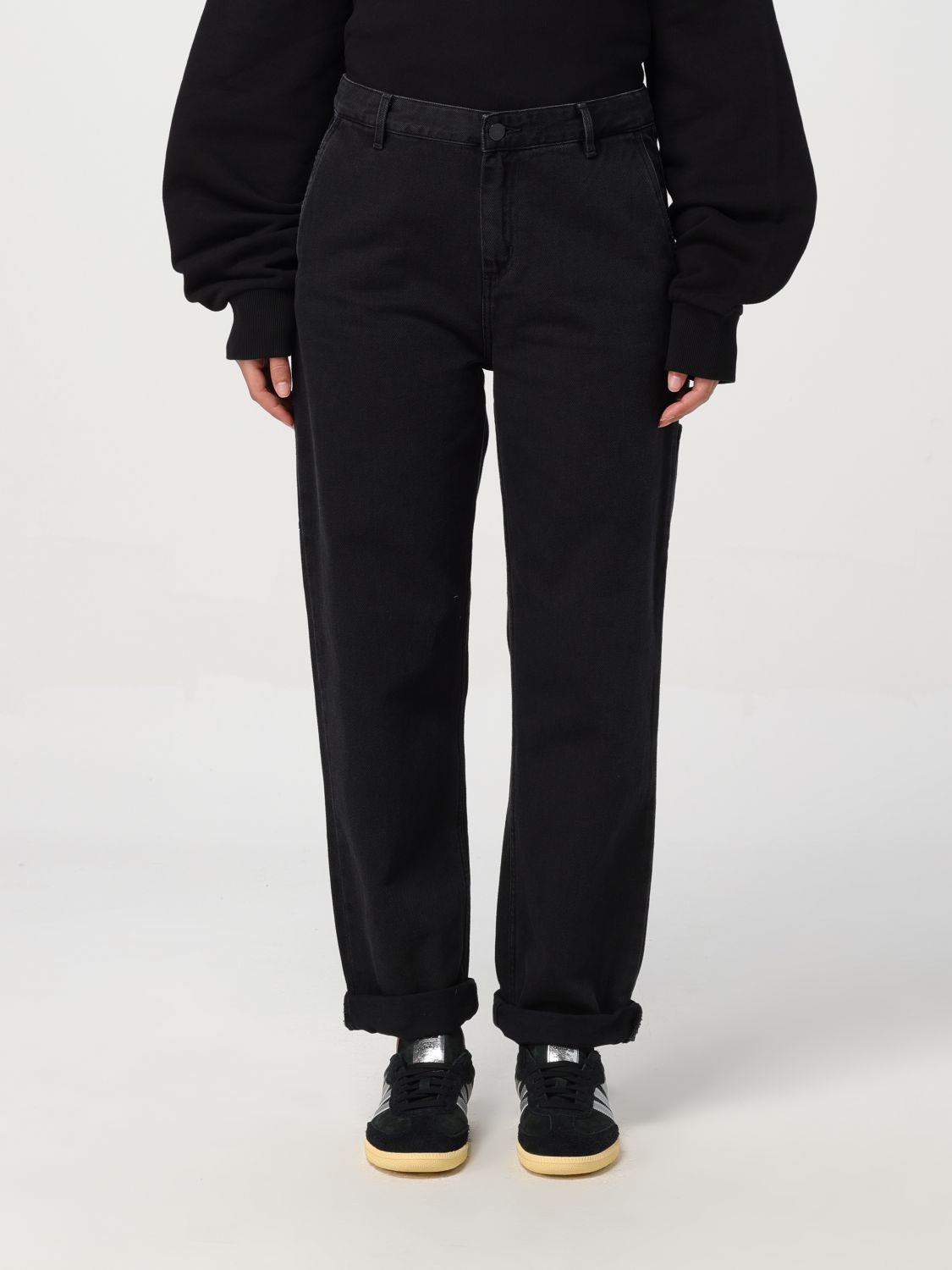 Carhartt WIP Trousers CARHARTT WIP Woman colour Black