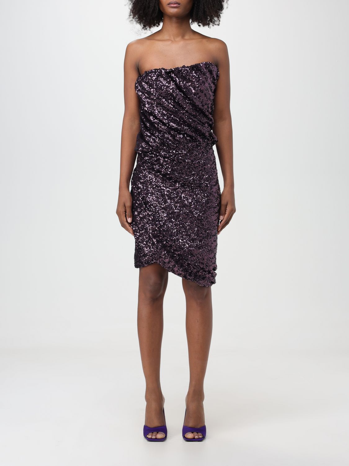 The Attico Dress THE ATTICO Woman colour Violet