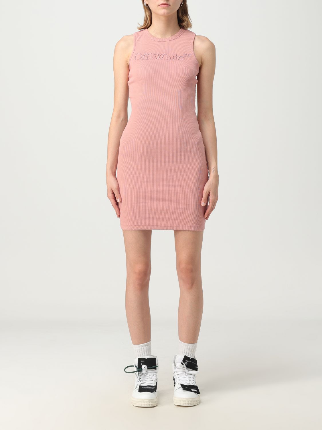 OFF-WHITE Dress OFF-WHITE Woman colour Pink