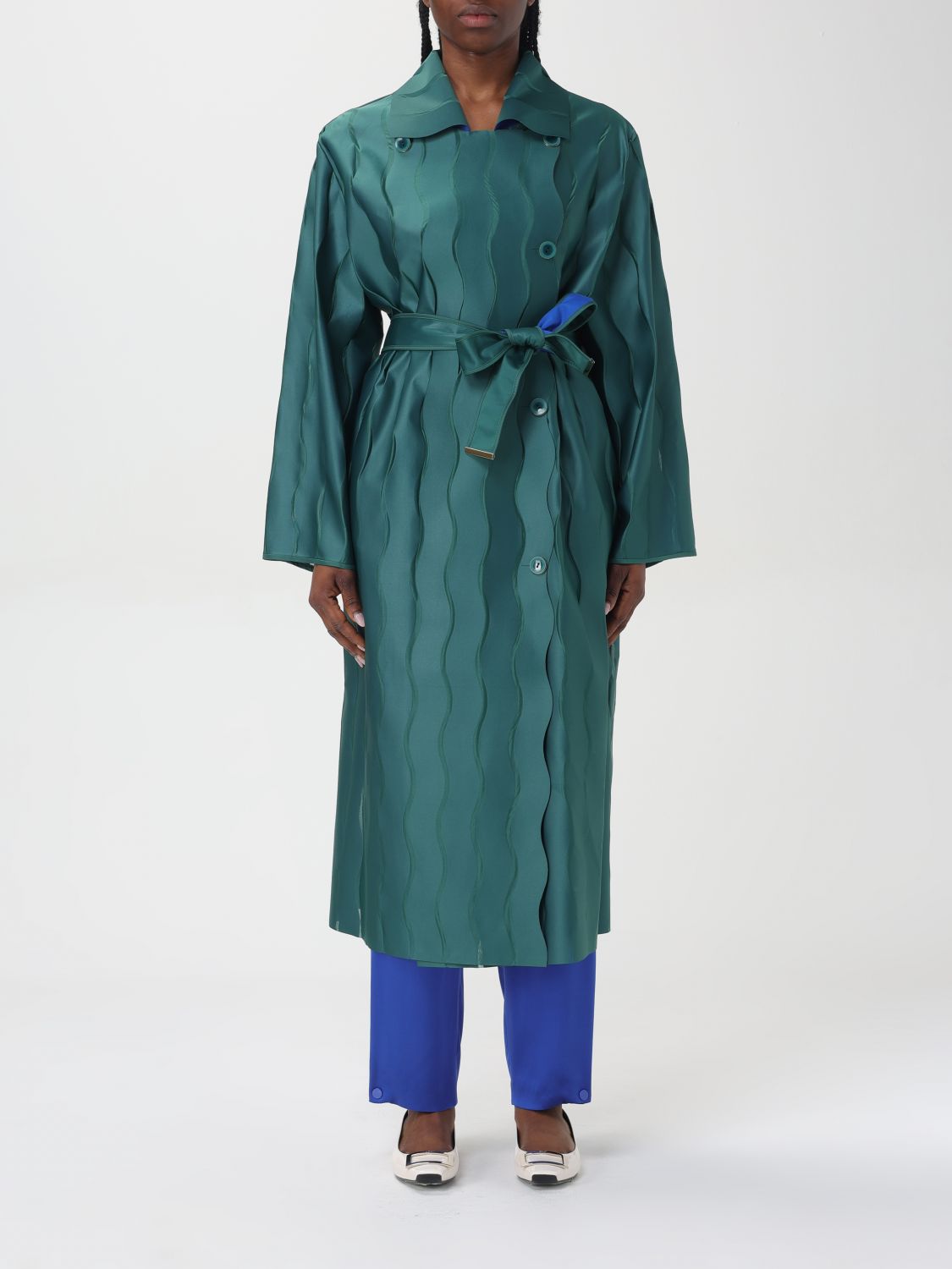 Giorgio Armani Coat GIORGIO ARMANI Woman color Green