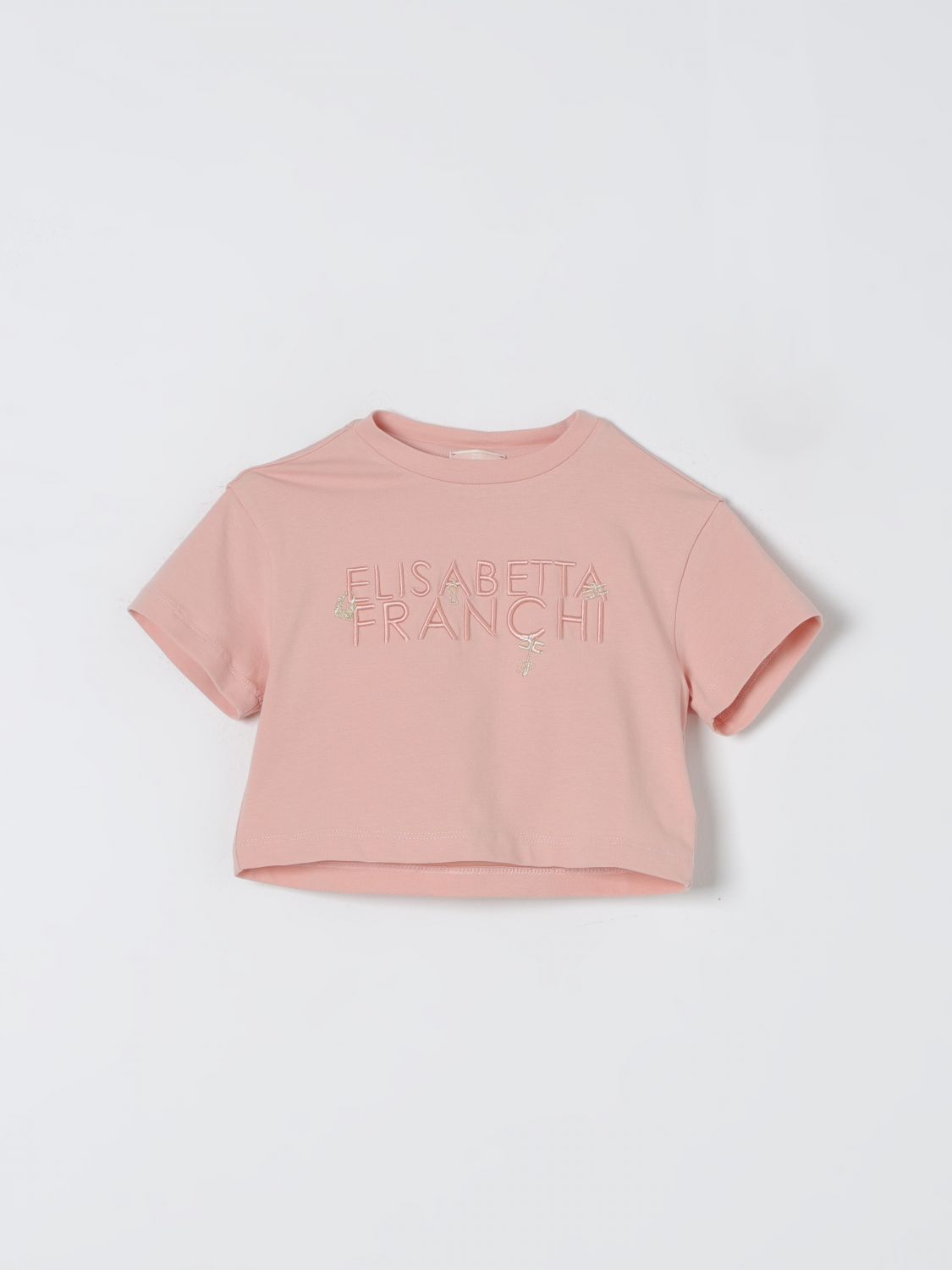 Elisabetta Franchi La Mia Bambina T-Shirt ELISABETTA FRANCHI LA MIA BAMBINA Kids colour Pink