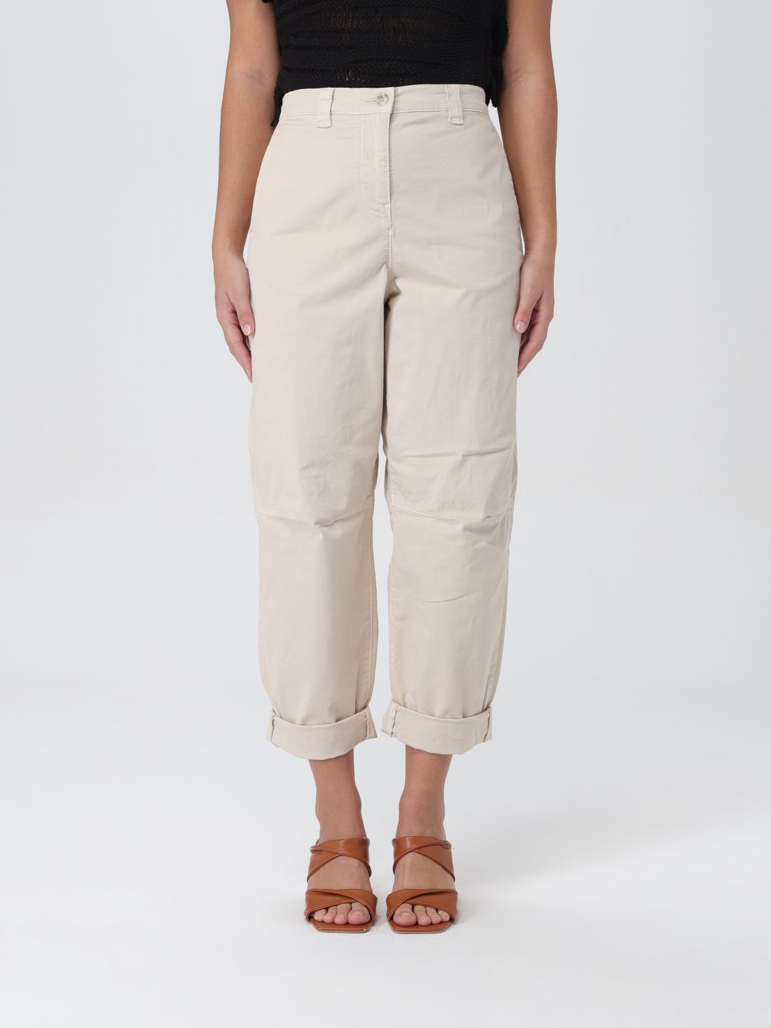 Pinko Trousers PINKO Woman colour Beige