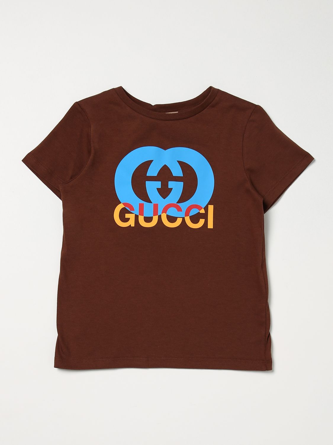 Gucci T-Shirt GUCCI Kids colour Brown