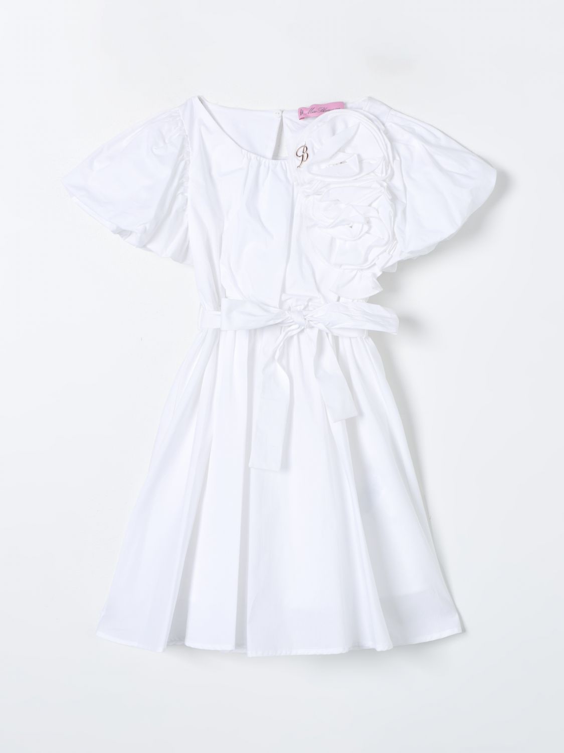 Miss Blumarine Dress MISS BLUMARINE Kids color White