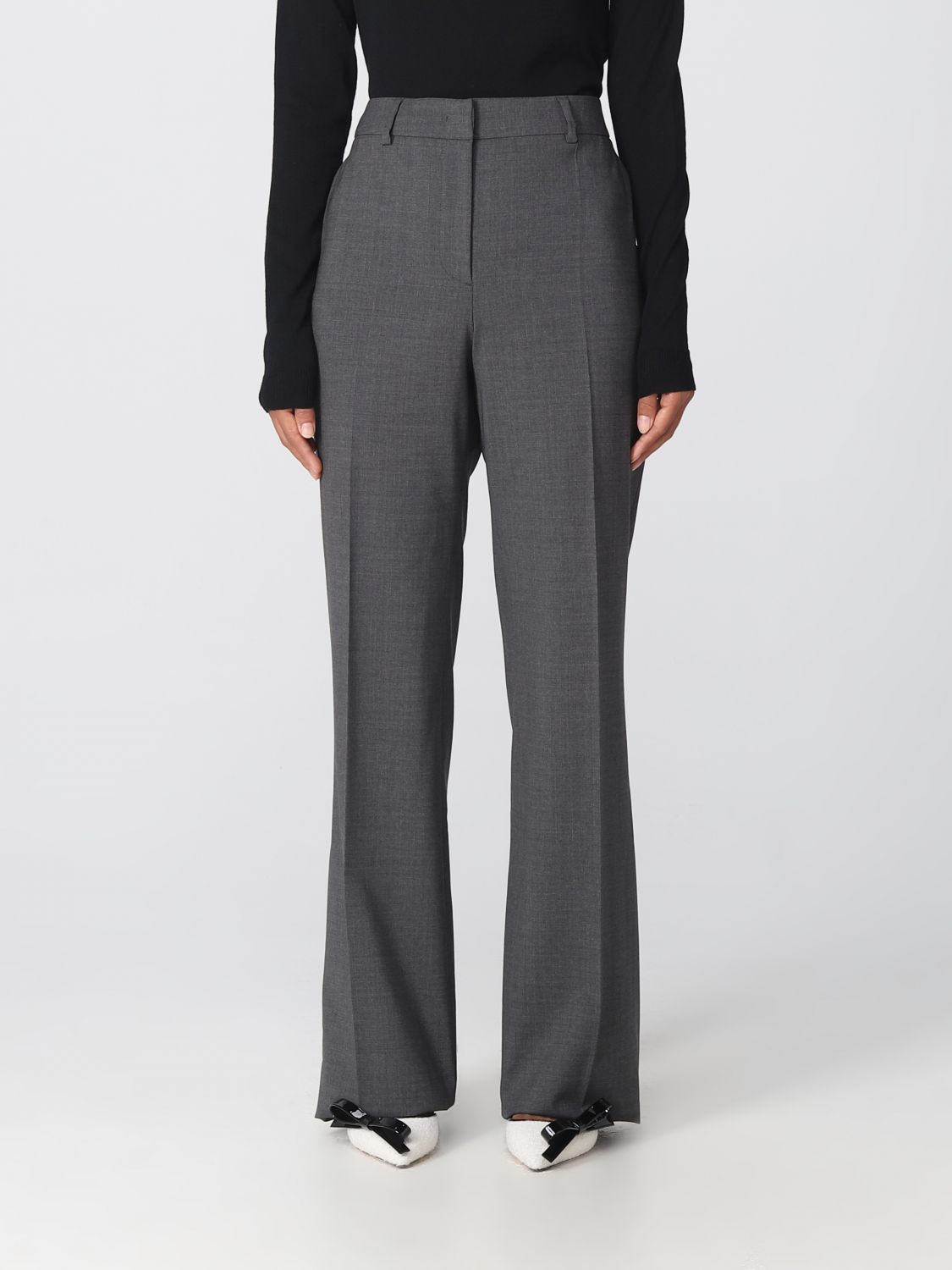 Alberta Ferretti Trousers ALBERTA FERRETTI Woman colour Grey