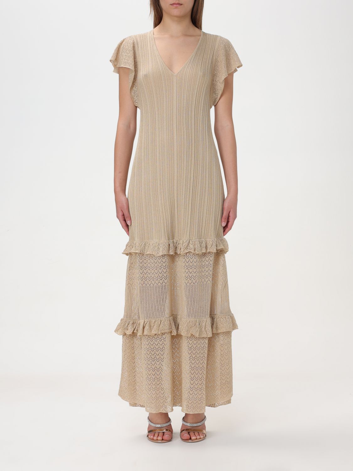 Liu Jo Dress LIU JO Woman colour Gold