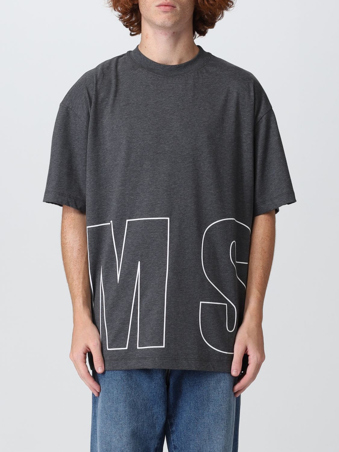 Msgm T-Shirt MSGM Men colour Grey