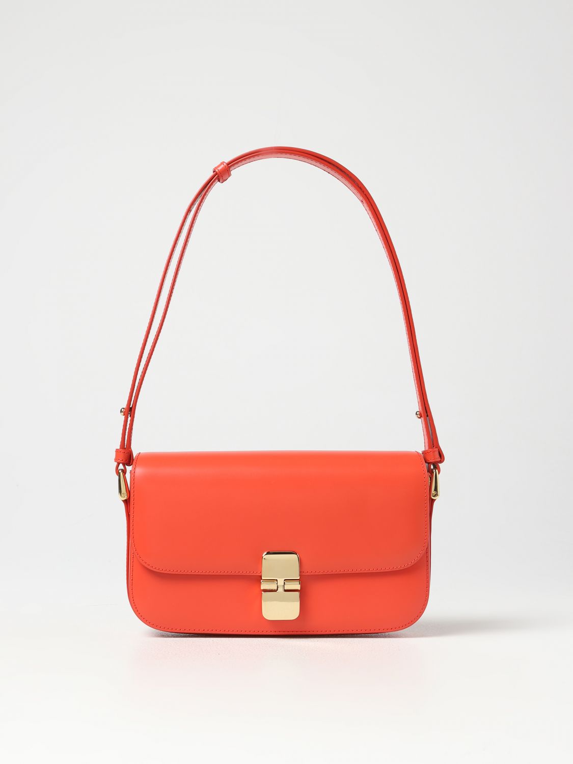 A.P.C. Crossbody Bags A.P.C. Woman colour Orange