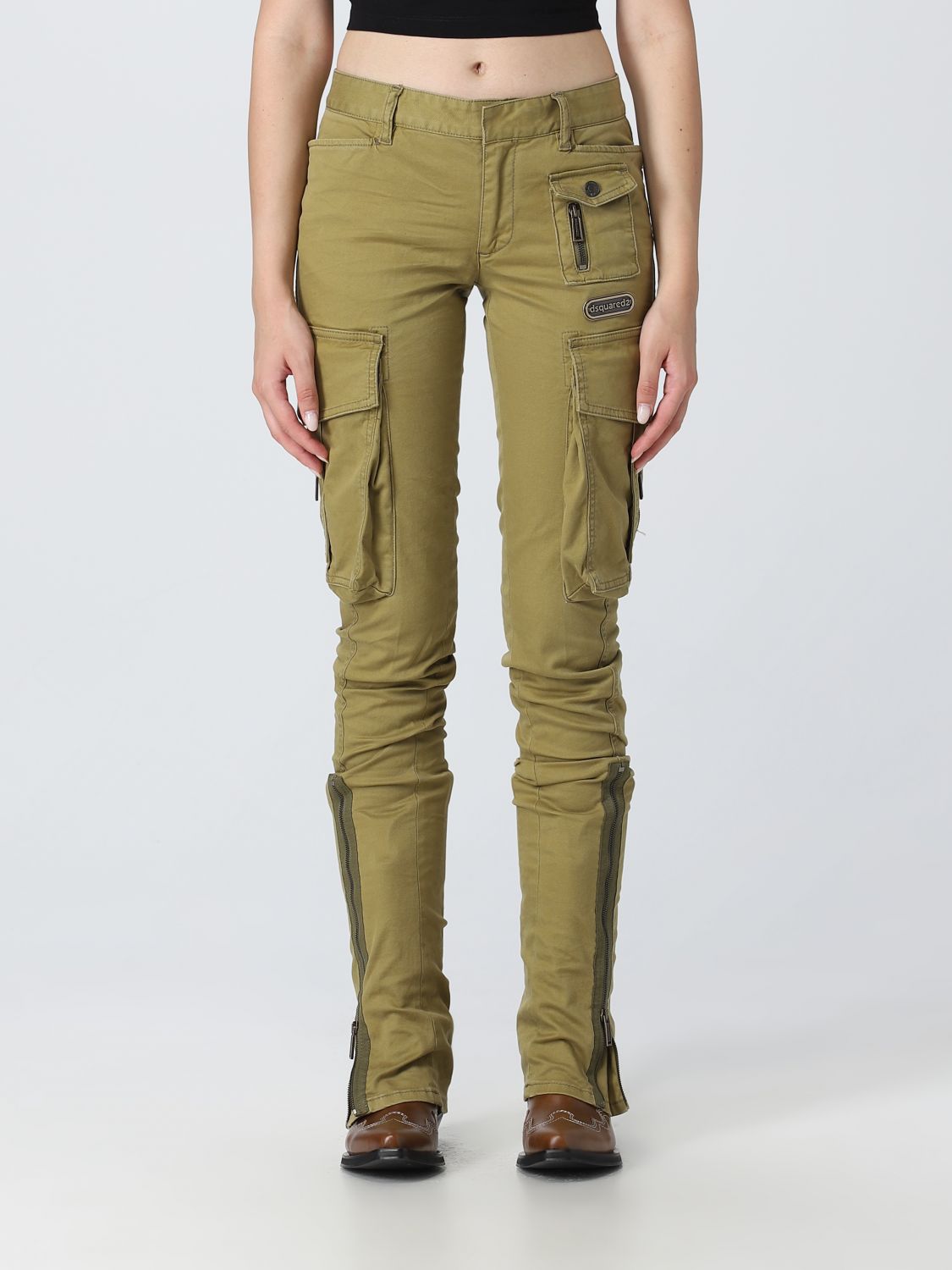 Dsquared2 Trousers DSQUARED2 Woman colour Green