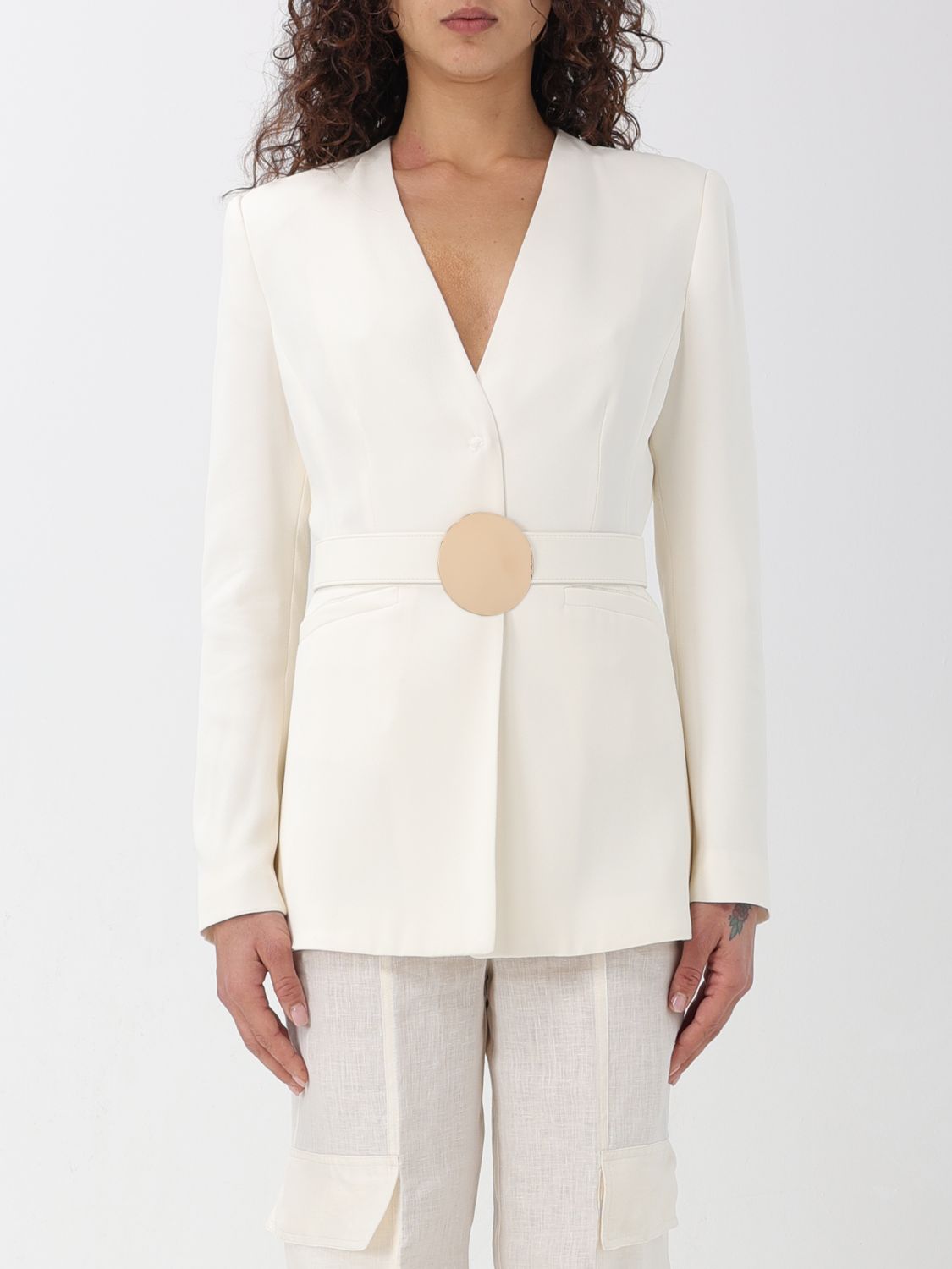 Simona Corsellini Jacket SIMONA CORSELLINI Woman colour White