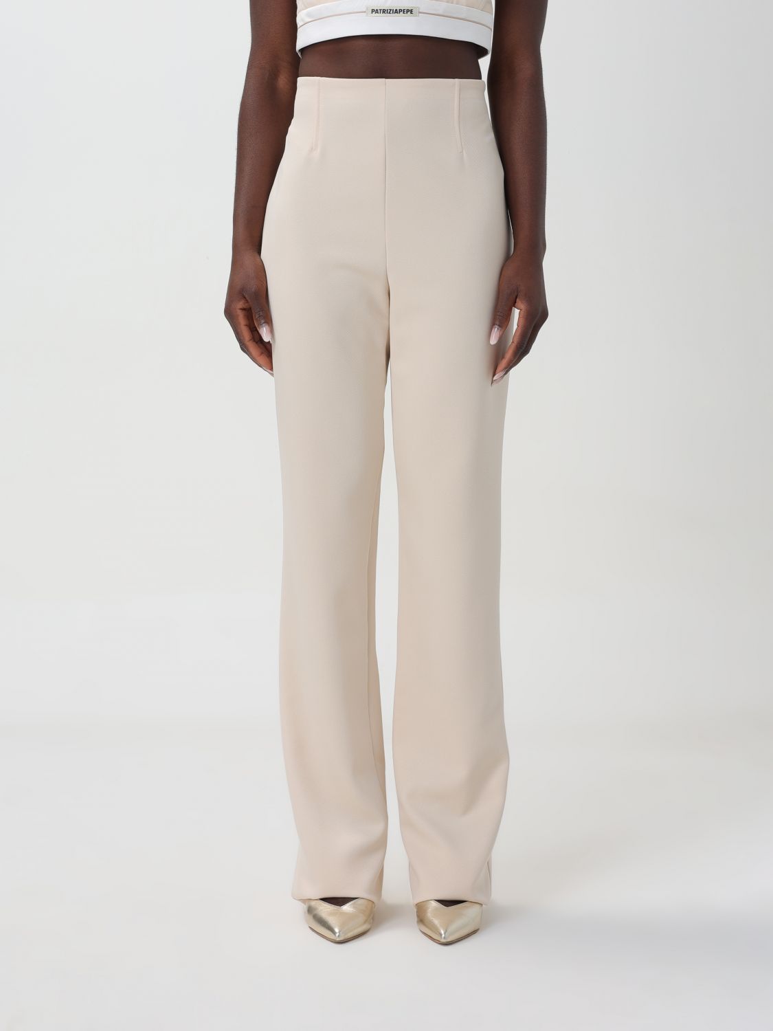 Patrizia Pepe Trousers PATRIZIA PEPE Woman colour White