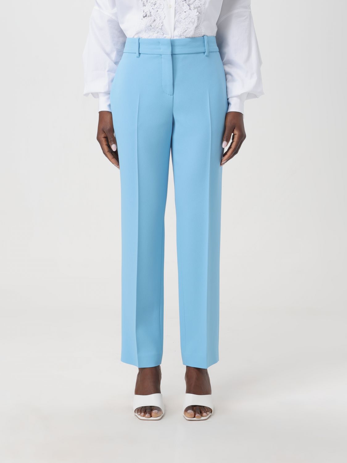 Ermanno Scervino Trousers ERMANNO SCERVINO Woman colour Gnawed Blue