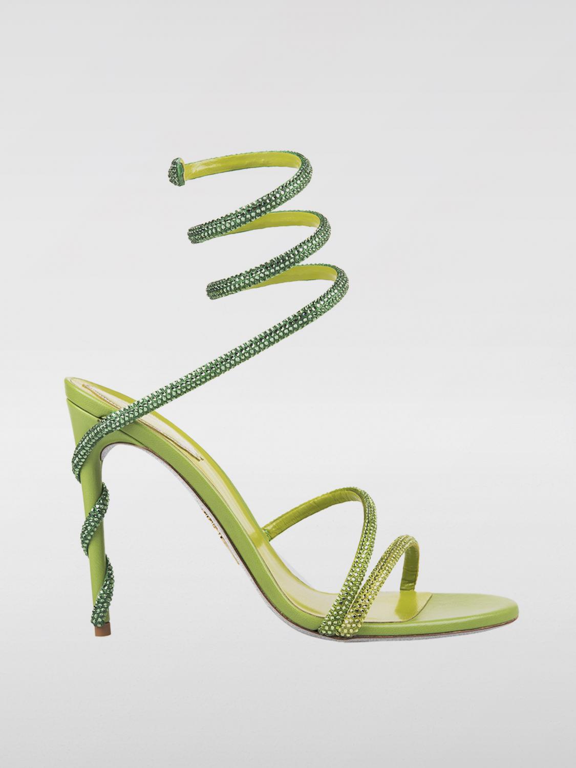 René Caovilla Heeled Sandals RENE CAOVILLA Woman color Green