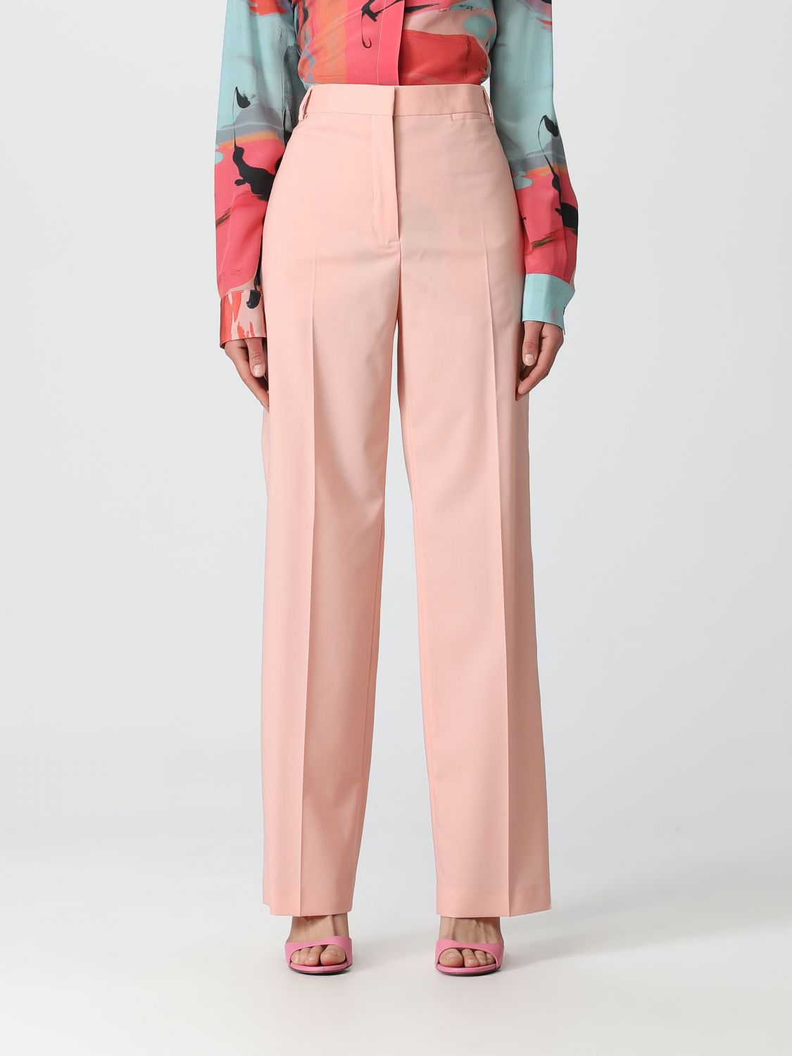 Paul Smith Trousers PAUL SMITH Woman colour Pink