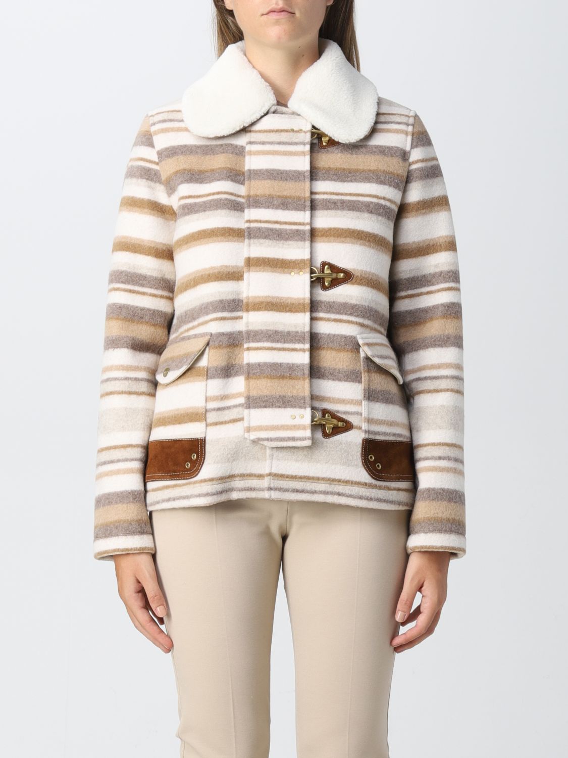 Fay Jacket FAY Woman colour Coffee