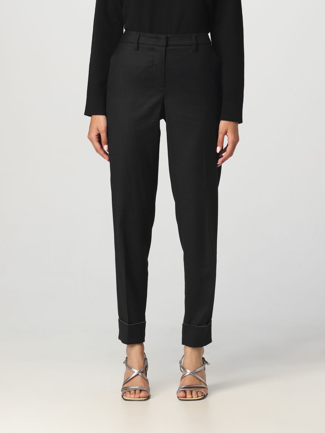 Fabiana Filippi Trousers FABIANA FILIPPI Woman colour Black