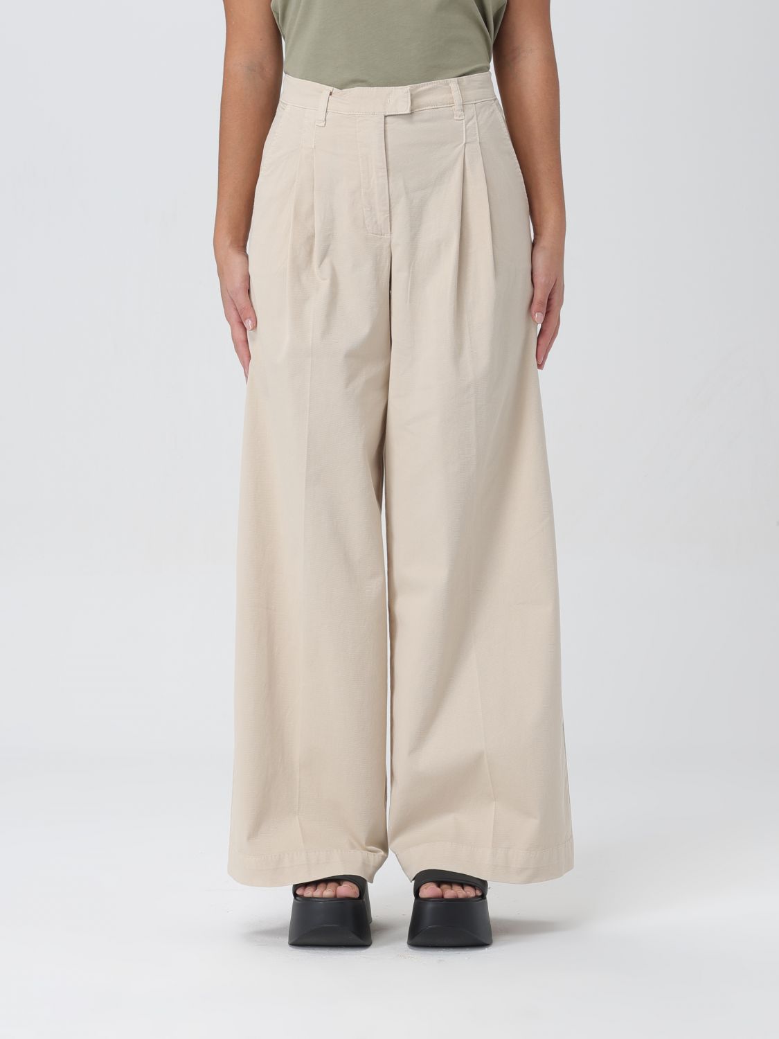 Pinko Trousers PINKO Woman colour Beige