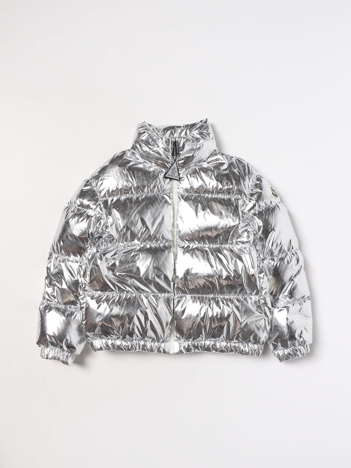 Moncler Jacket MONCLER Kids colour Silver