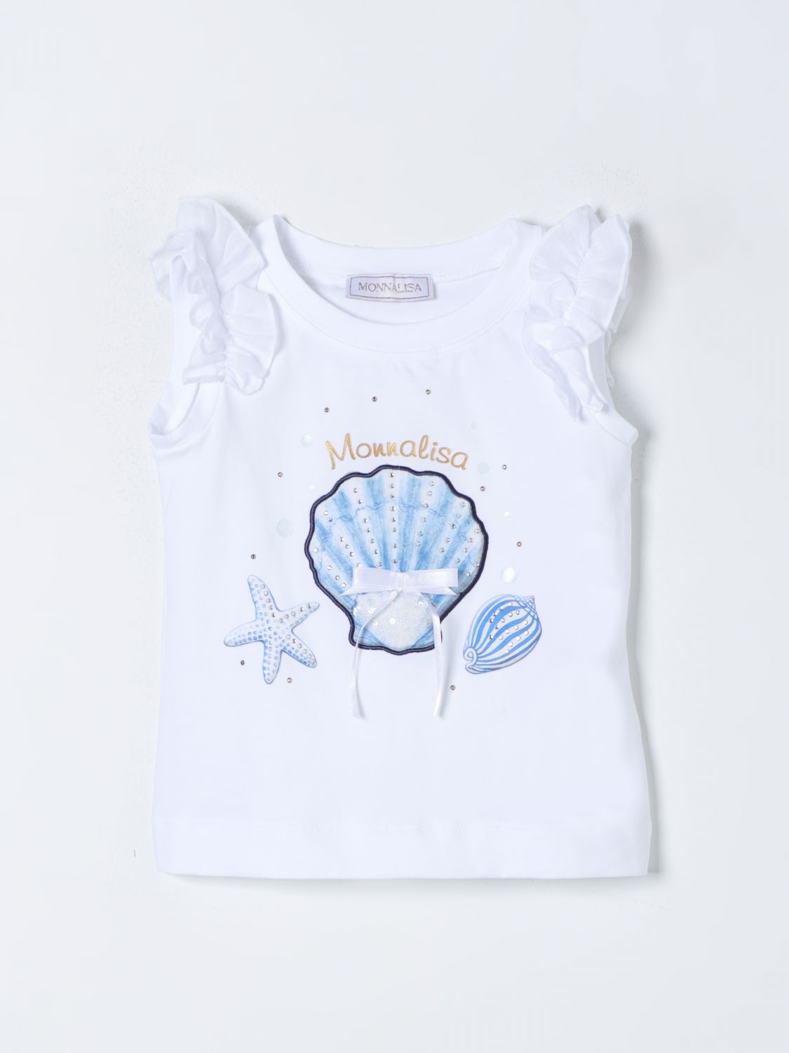 Monnalisa VEST MONNALISA Kids colour White