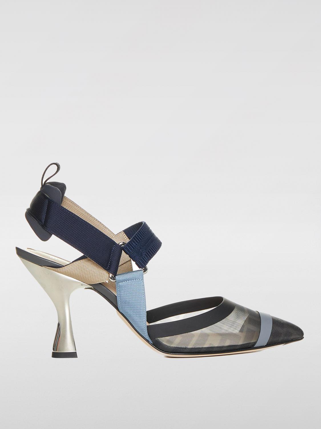 FENDI High Heel Shoes FENDI Woman color Grey