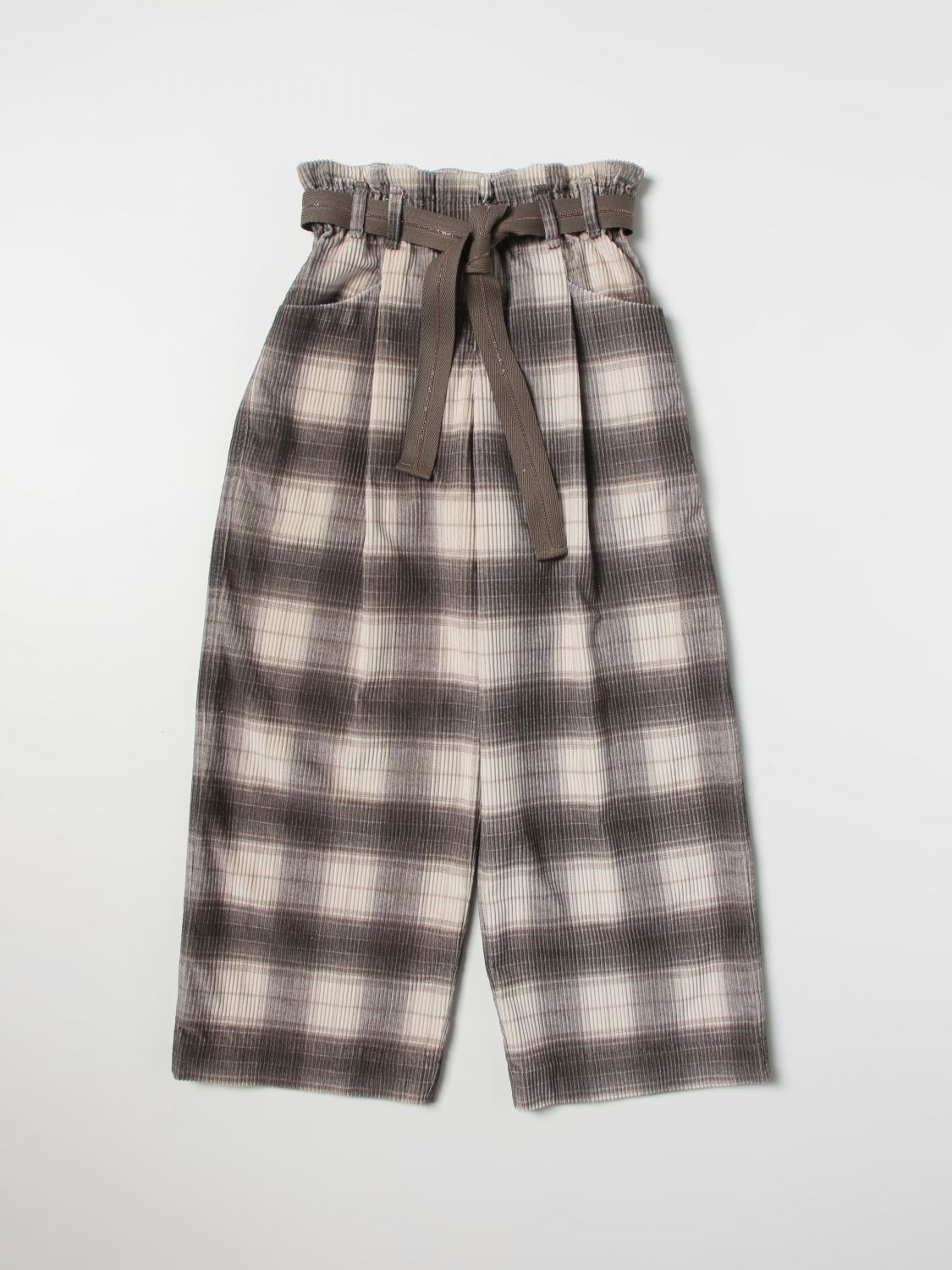 Brunello Cucinelli Trousers BRUNELLO CUCINELLI Kids colour Natural