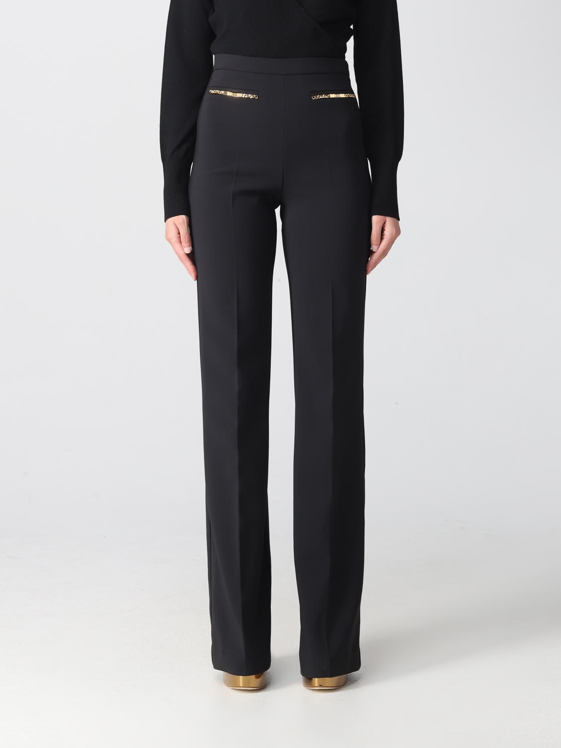 Elisabetta Franchi Trousers ELISABETTA FRANCHI Woman colour Black