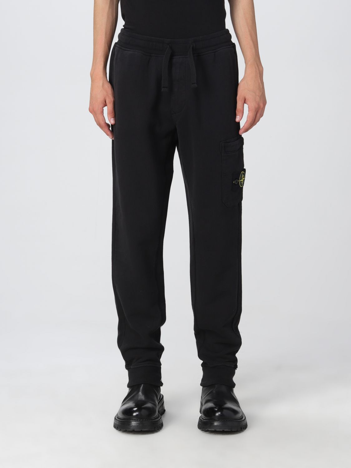 Stone Island Trousers STONE ISLAND Men colour Black