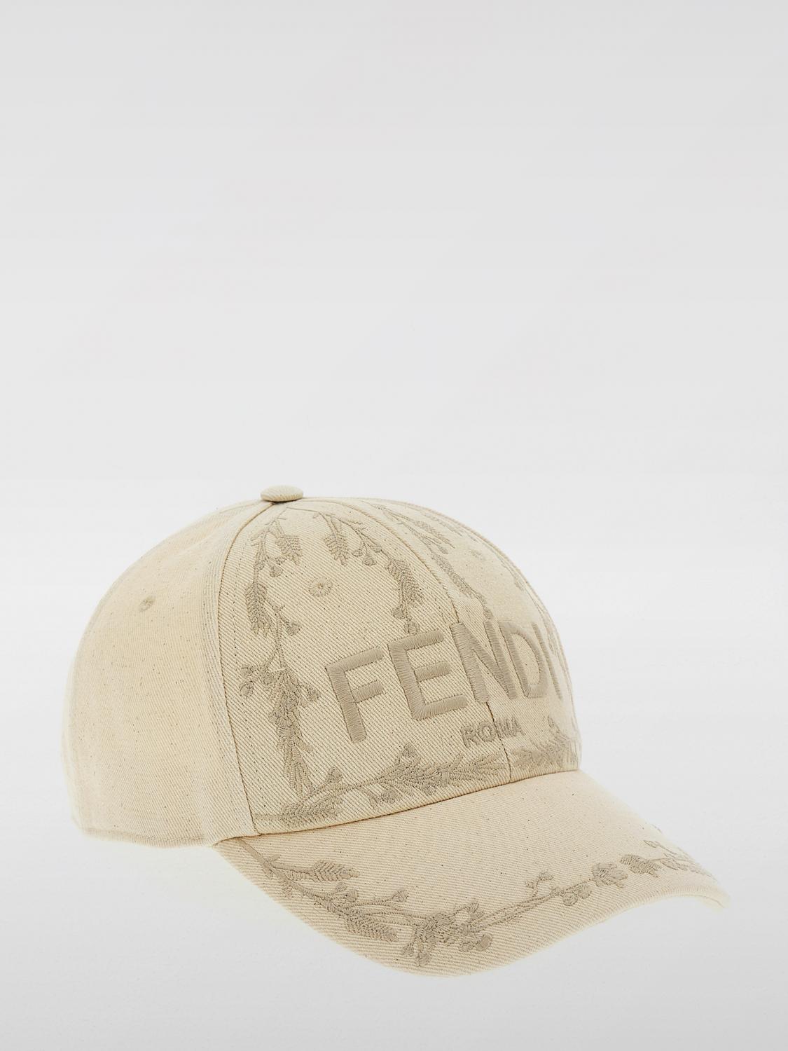 FENDI Hat FENDI Men color White