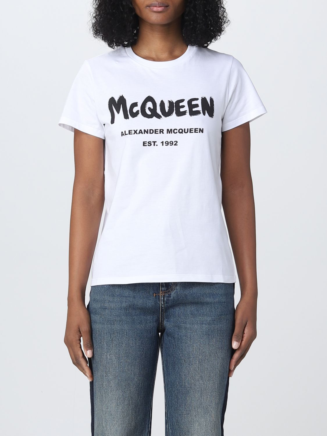 Alexander McQueen T-Shirt ALEXANDER MCQUEEN Woman colour White