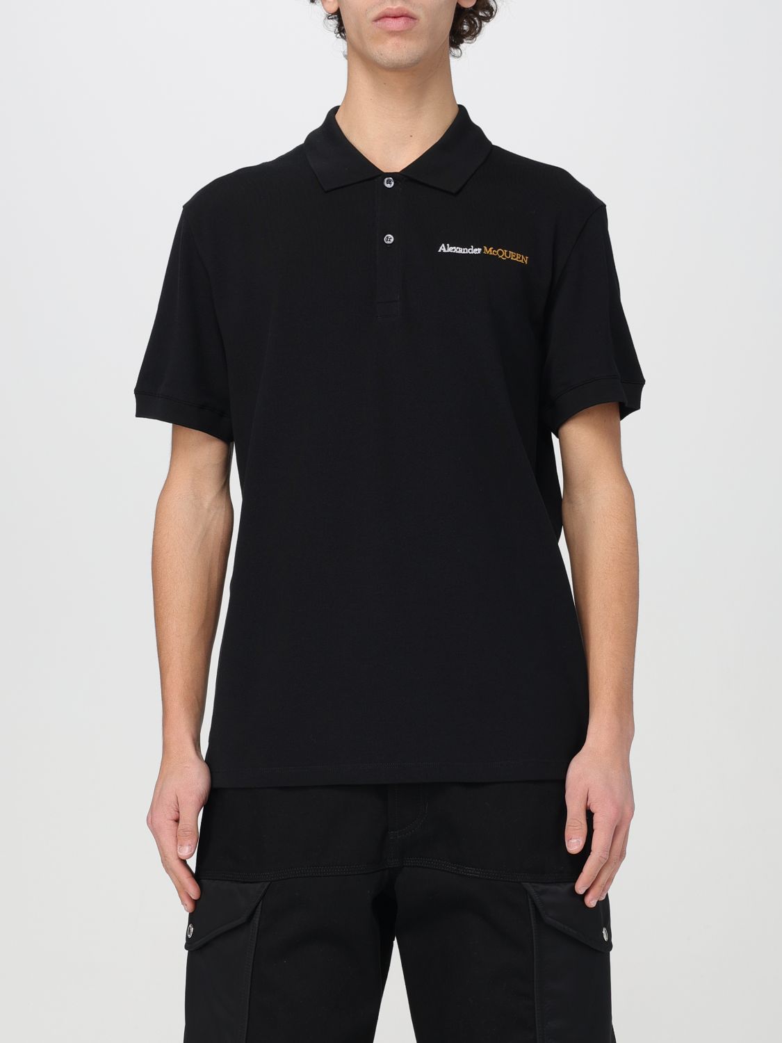 Alexander McQueen Polo Shirt ALEXANDER MCQUEEN Men colour Black