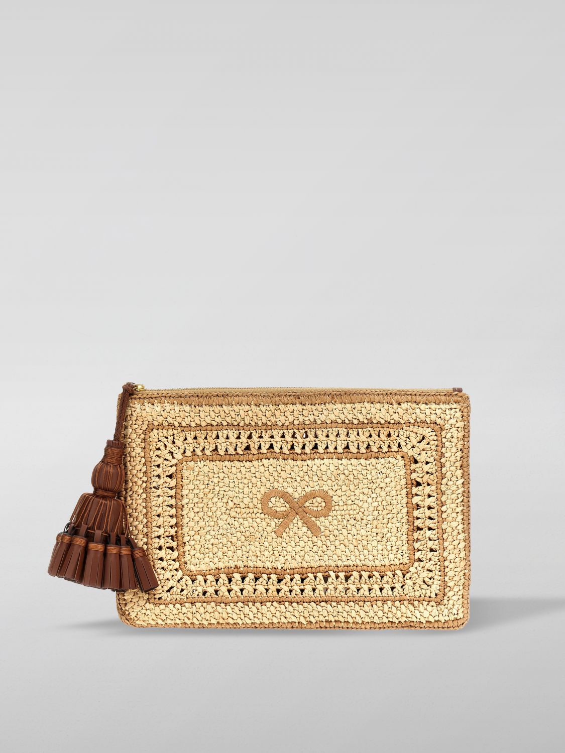 Anya Hindmarch Clutch ANYA HINDMARCH Woman colour Beige