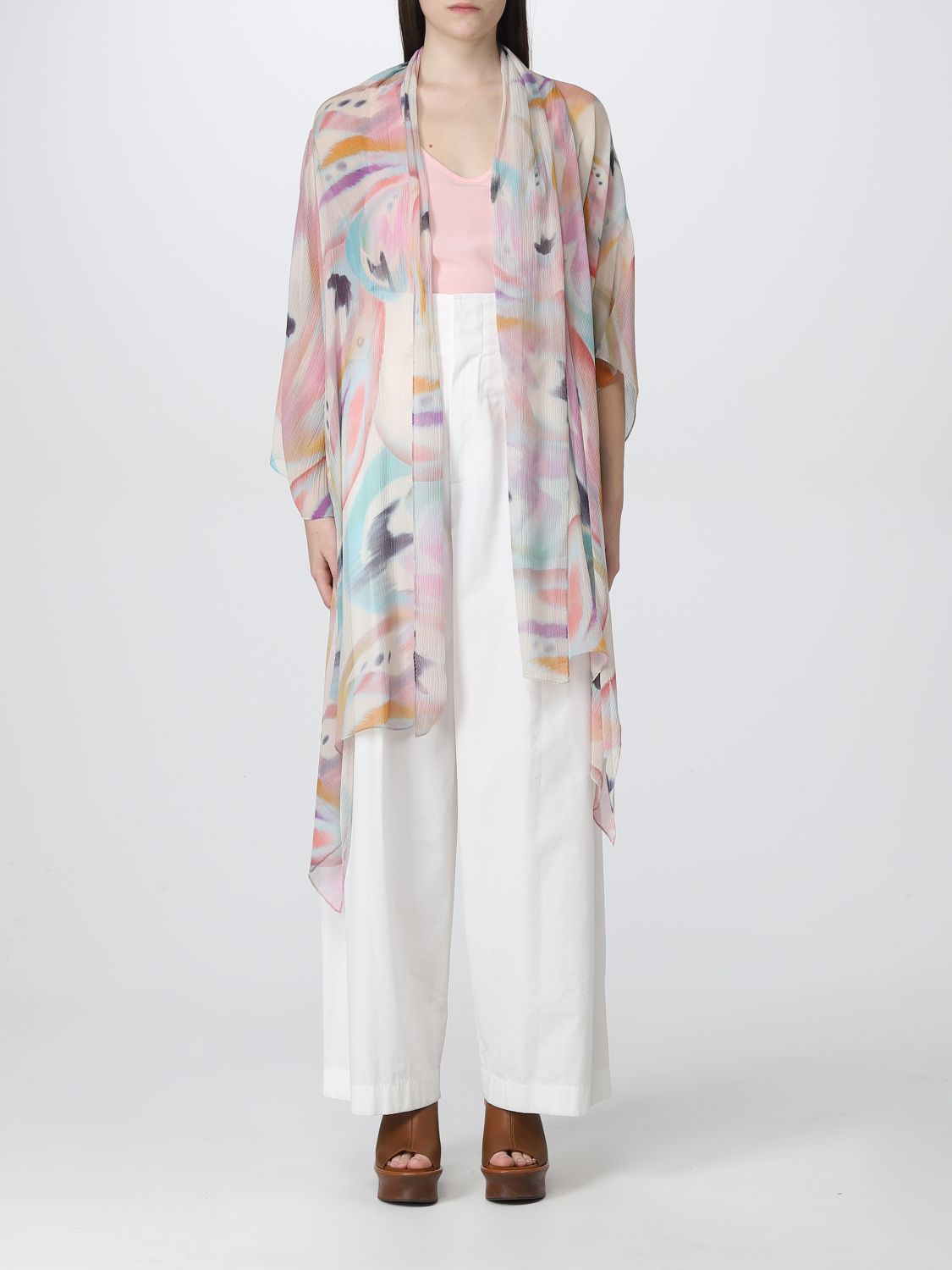 Etro Shawl ETRO Woman colour Multicolor