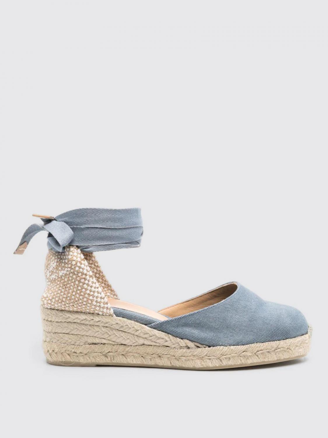 Castañer Wedge Shoes CASTAÑER Woman color Blue