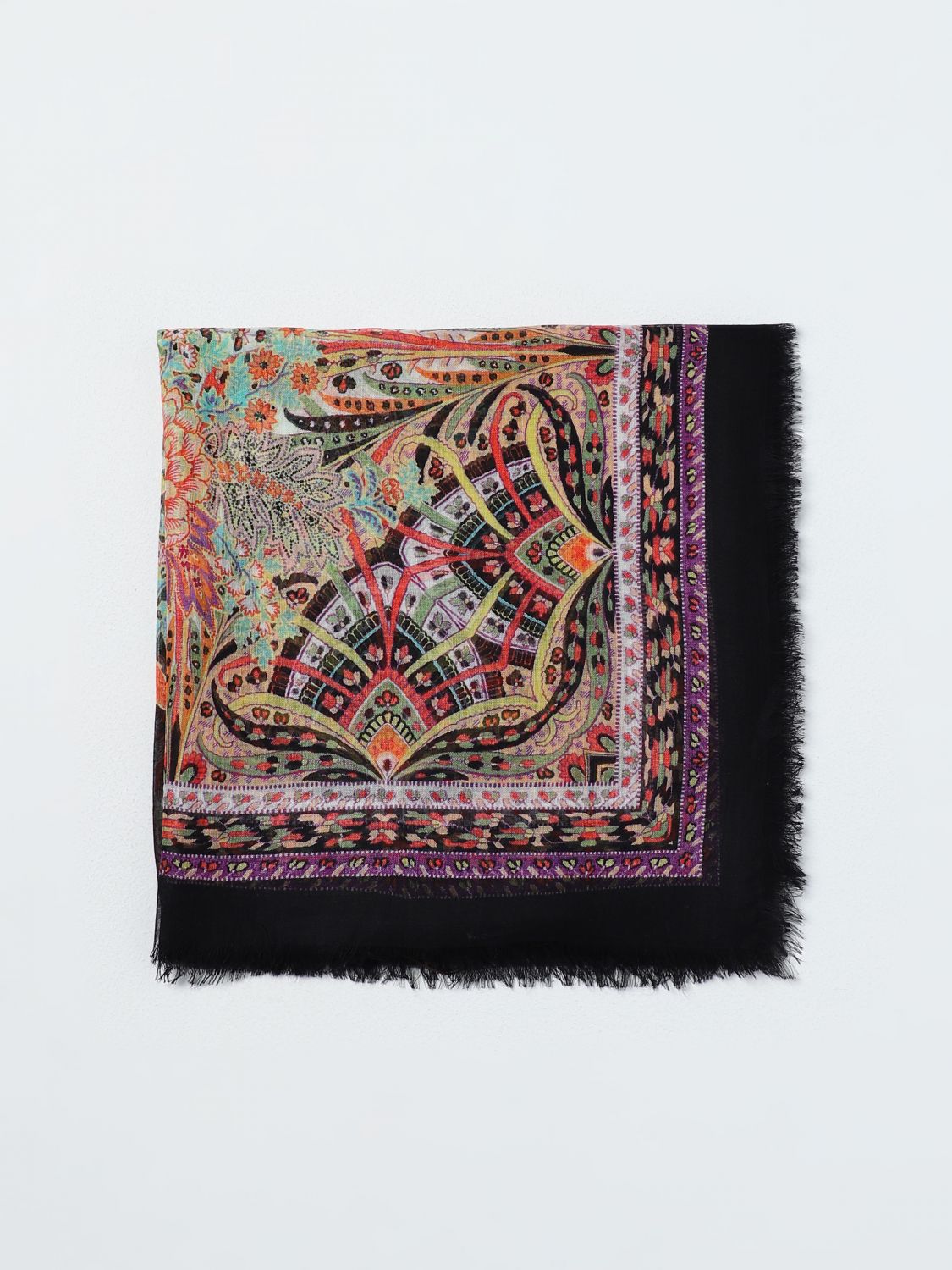 Etro Neckerchief ETRO Woman colour Black