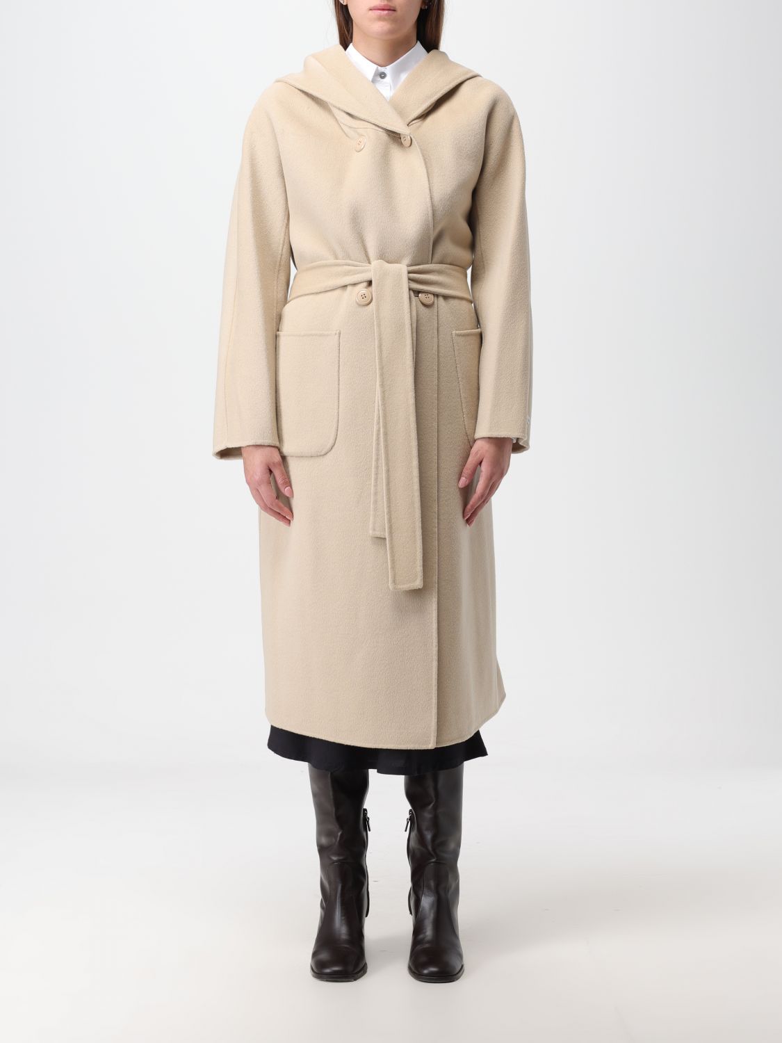 Palto' Coat PALTO' Woman colour Cream