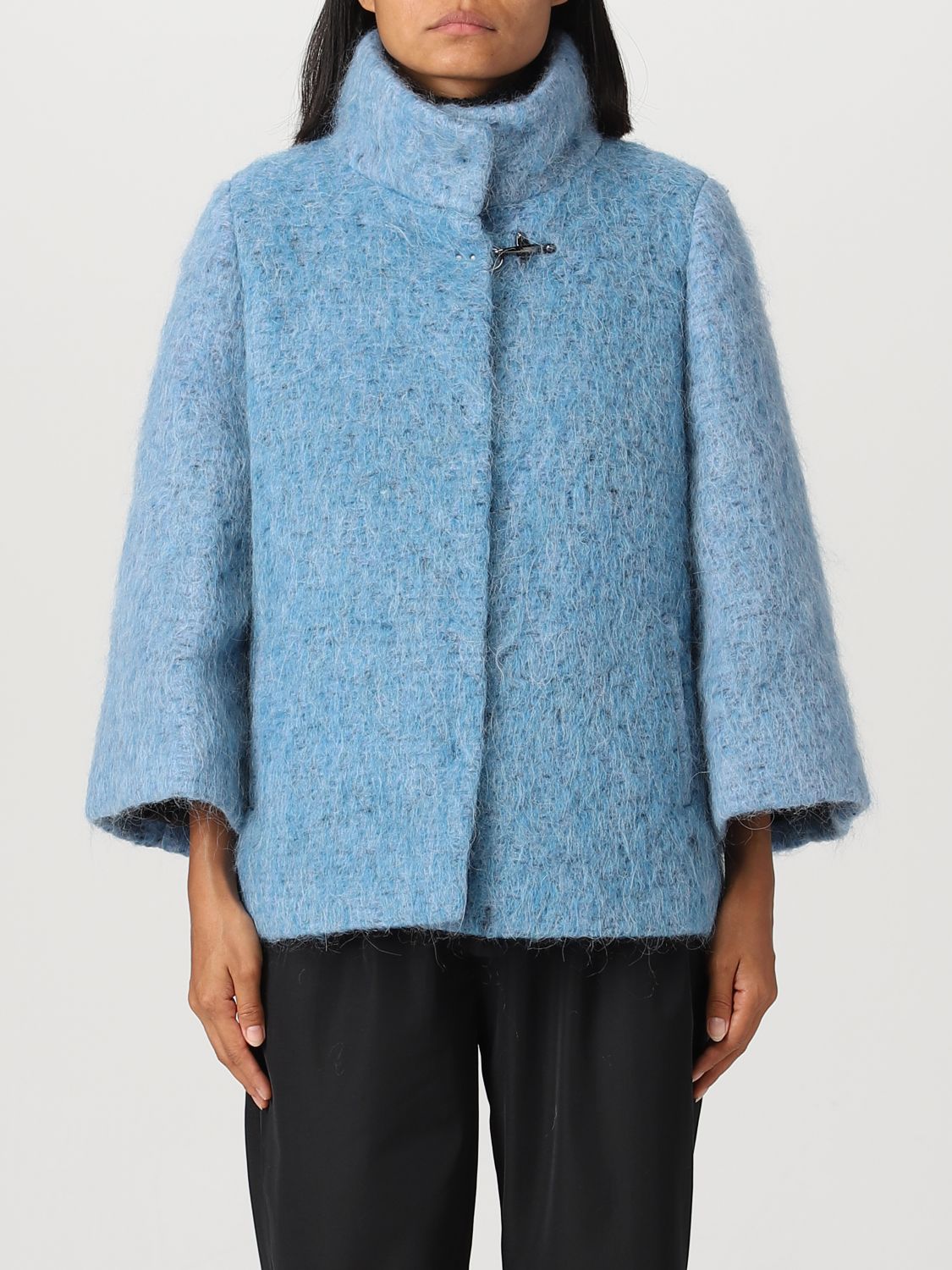 Fay Cloak FAY Woman colour Gnawed Blue