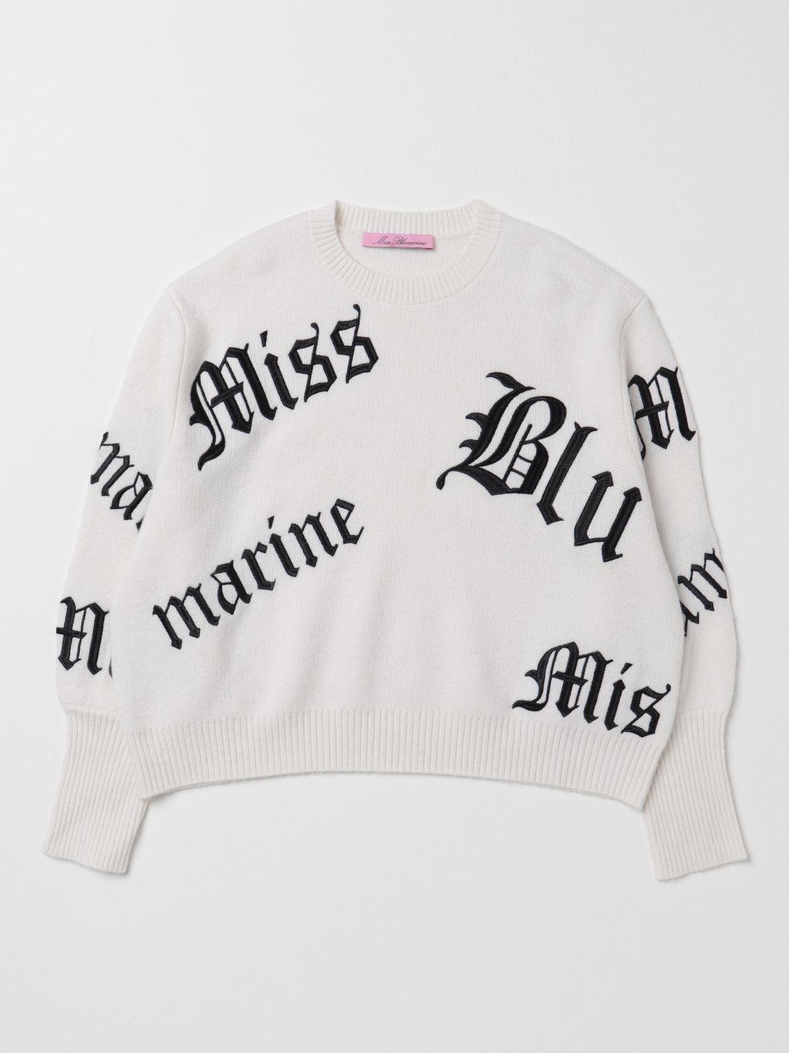 Miss Blumarine Jumper MISS BLUMARINE Kids colour White