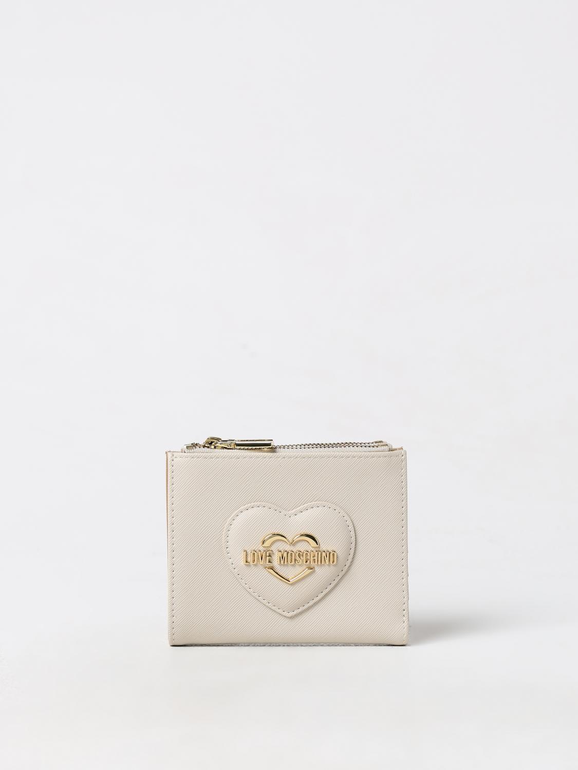 Love Moschino Wallet LOVE MOSCHINO Woman color Ivory