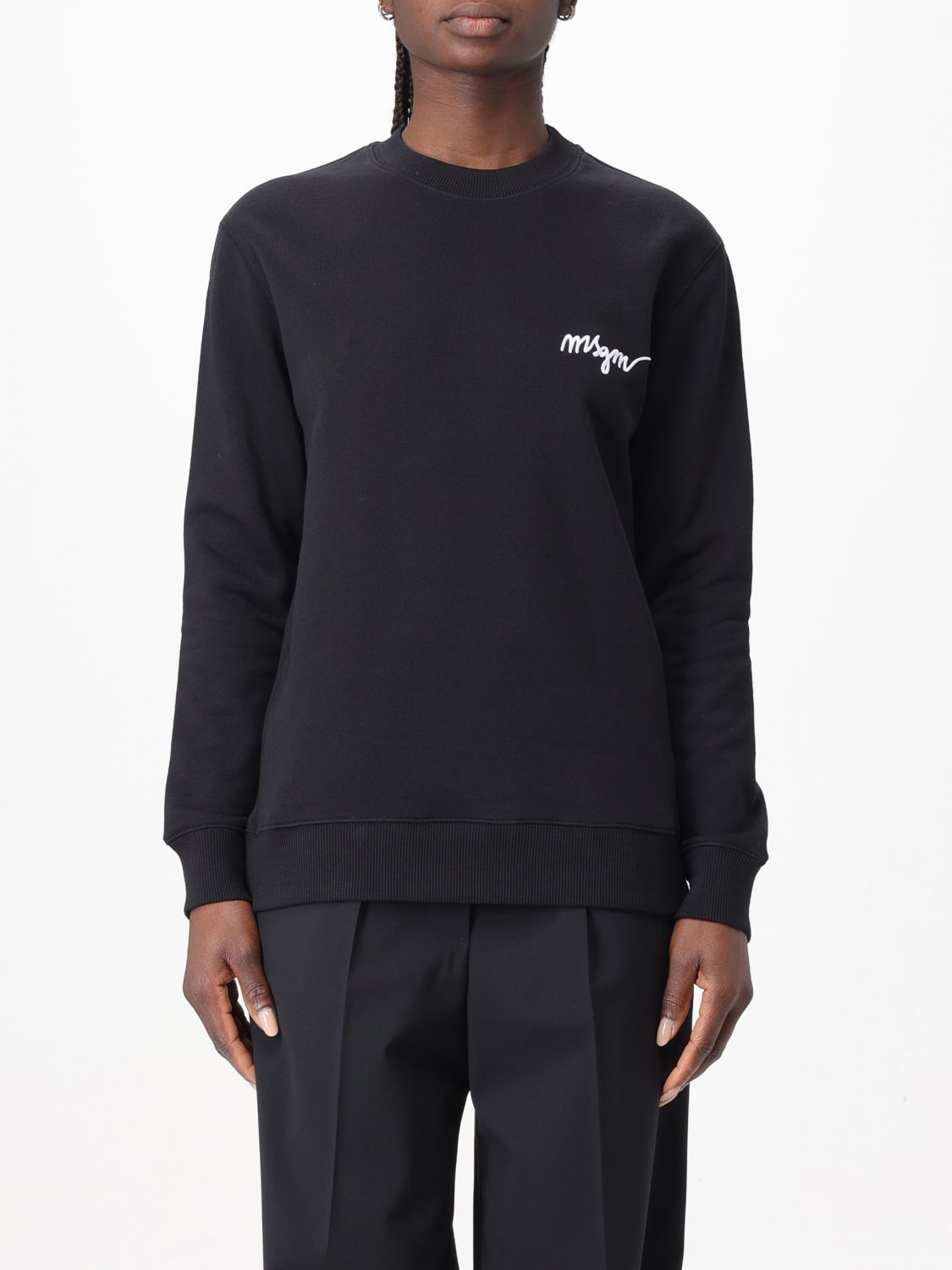 Msgm Sweatshirt MSGM Woman colour Black